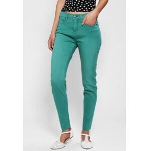 Urban Outfitters BDG Womens Solid Green Skinny Jeans Size 25 Waist